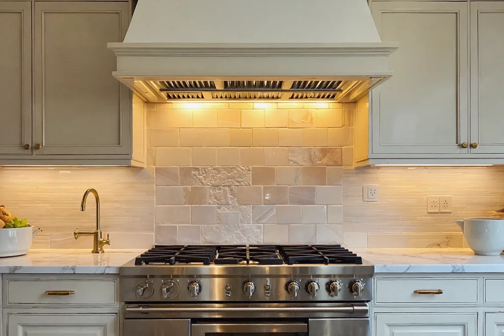 Tile backsplash
